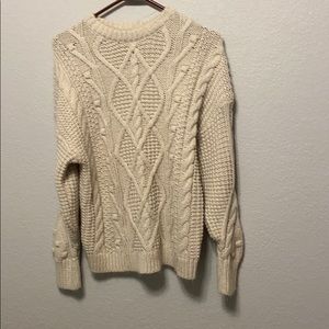 Universal Thread Cable Knit Sweater